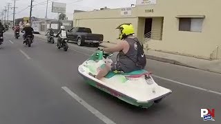 A MotorcycleJet Ski Hybrid Hits The Streets [upl. by Rena517]