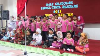 Hari Graduasi TCB 2013  Lagu Alhamdulillah kita jadi pandai [upl. by Shih734]