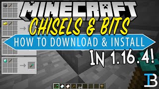 How To Download amp Install Chisels amp Bits in Minecraft 1164 [upl. by Narret]