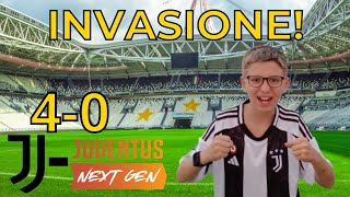 HO FATTO INVASIONE DI CAMPO ALL ALIANZ STADIUM JUVENTUSJUVENTUS NEXT GEN 40 [upl. by Ackerman]