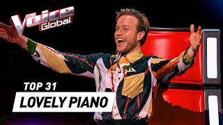 Beautiful PIANO Blind Auditions on The Voice [upl. by Mogerly]