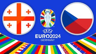 EURO 2024 · Georgien – Tschechien · Fussball EM Highlights EA FC  PS5  4K  UHD  22 [upl. by Eamanna]