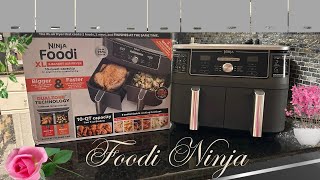 My Favorite Foodi Ninja Air Fryer Unboxing [upl. by Annuhsal]