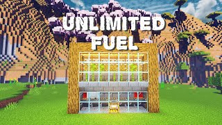 Unlimited Fuel Farm Tutorial in Minecraft 121 Bedrockjava [upl. by Htebasyle]