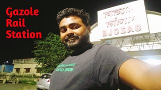 Dekho Maine Akela Ghumne Chale aaye Gazole Rail StationsouravjvlogsElvishYadavVlogs [upl. by Rephotsirhc]