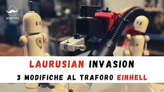 Traforo Einhell  Come migliorare il traforo elettrico  morsetti autocostruiti  diy clamps [upl. by Ahsha288]