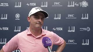 Christiaan Bezuidenhout Saturday Flash Interview 2023 Alfred Dunhill Championship [upl. by Arondell]