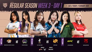 LIVE NOW  WSL S8 REGULAR SEASON WEEK 3 DAY 1 [upl. by Odarnoc]