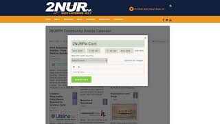2NURFM Community Events Calendar Tutorial [upl. by Yaral]