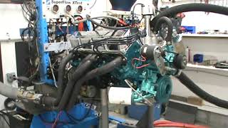 AMC 401 on Superflow SF902 engine dyno 9311 compression pump gas [upl. by Eralcyram]