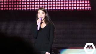 151213 아이유 CHAT SHIRE 광주콘서트  RainDrap  미아 무반주 by GRID [upl. by Esinert]