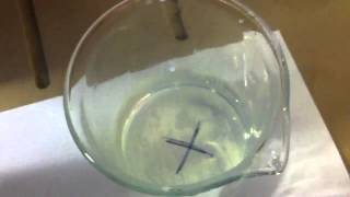 Sodium Thiosulphate Reaction With Hydrochloric Acid [upl. by Amsaj]