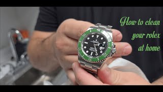 How to Clean Your Rolex at Home [upl. by Hancock577]