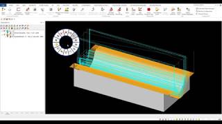 Alphacam  Roughing and Parallel  Sample Machining 1 [upl. by Alberto112]