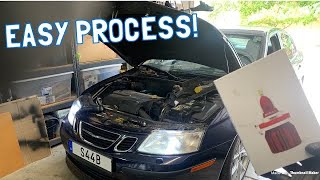 How to Install LED Headlights on Your Saab 93 [upl. by Deadman52]