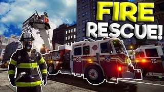 FIGHTING FIRES IN NEW YORK CITY  EmergeNYC Gameplay  Fire Fighter Simulator [upl. by Colville431]