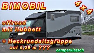 Bimobil HR 380💥Rundsitzgruppe Hubbett💥Mercedes Sprinter💥Allrad Wohnmobil Offroad Camper Testfahrt [upl. by Ahsikrats]