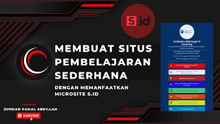 Membuat Situs Pembelajaran Sederhana  Multi Link  Microsite Pembelajaran dengan sid [upl. by Ludly]