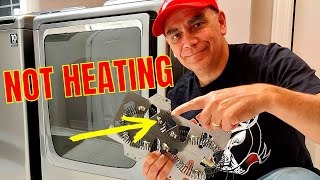 How to Fix Samsung Dryer Not Heating  Common Problem Easy Repair [upl. by Orabla401]