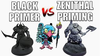 Black vs Zenithal Priming  HC 341 [upl. by Nilyram219]