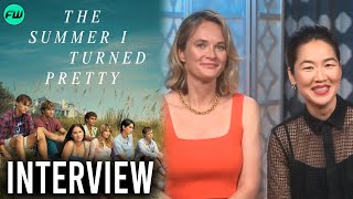 Rachel Blanchard amp Jackie Chung Talk The Summer I Turned Pretty Season 2  FandomWire Interview [upl. by Airetahs983]