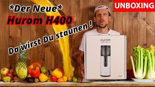 Hurom H400 Entsafter  Eine Saftpresse die alles kann  Leichte Reinigung [upl. by Adlemi]