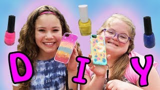 DIY Nail Polish Phone Case ft Sierra Haschak [upl. by Ten195]