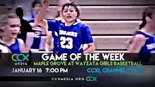 Game of the Week 11619 Maple Grove vs Wayzata Girls Basketball [upl. by Reinhold344]