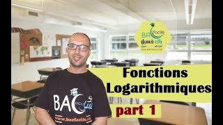 2 eme bac  les fonctions logarithmiques  part 1 [upl. by Adnek]