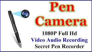 Technoview Spy Pen Camera Review [upl. by Ahsekel553]