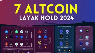 7 ALTCOIN LAYAK HOLD 2024 Narasi DePIN [upl. by Nikoletta]