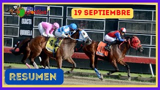 ✅RESUMEN 📽 martes 19 SEPTIEMBRE 2023 carreras caballos🏇 en el V Centenario💰 [upl. by Asia]