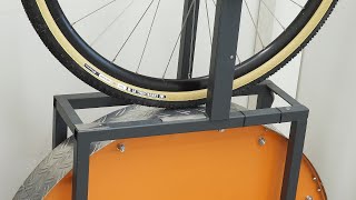 Panaracer GravelKing X1 R Rolling Resistance Test spin up video [upl. by Lathe]