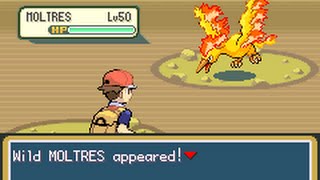 Pokémon FireRed  Catching Moltres [upl. by Gaskins811]