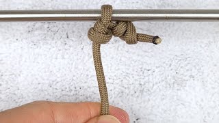 Stopper Knot Hitch 2 Coil Buntline Hitch Munter Hitch Alpine Butterfly Paracord [upl. by Venita]