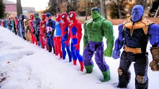 85 SUPERHEROES SpiderMan Hulk Marvel Avengers DC Justice League TMNT Star Wars Power Rangers [upl. by Milson]