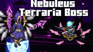 Nebuleus Angel of the Cosmos boss fight Terraria redemption mod [upl. by Neved]