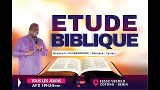 ETUDE BIBLIQUE 14 NOVEMBRE 2024  EEDSC [upl. by Bogoch]