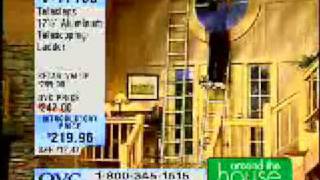 Guy Falls Off Ladder During Infomercial [upl. by Mayes]