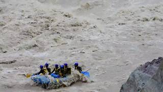 Whitewater Rafting in Zanskar Ladakh Himalayas [upl. by Gerger911]