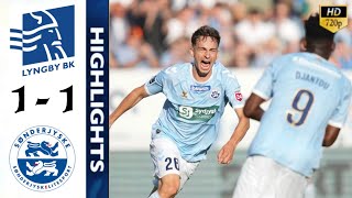 Sønderjuyske  Lyngby BK 11 Highlights  3F SuperLiga 2024  Sønderjyske vs Lyngby Højdepunkter Mål [upl. by Docilla195]