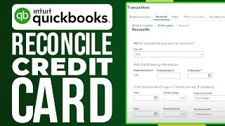 How To Reconcile Credit Card In QuickBooks Online 2024 Full Tutorial [upl. by Katsuyama]