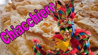 Frappe o Chiacchiere Ricetta  Come Fare Dolci di Carnevale 2016 [upl. by Eelirem]