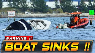 Boat CAPSIZES in Miami  WORST Boat Mistakes  Boat Zone [upl. by Anjali724]