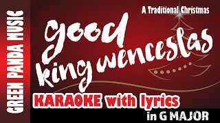 Good King Wenceslas  Christmas Carols Karaoke with lyrics  A Traditional Christmas [upl. by Leandro]