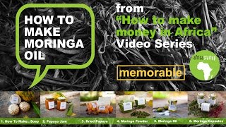 How to make Moringa Oil [upl. by Hulburt926]