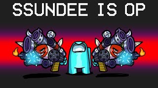 SSundee is OP in Among Us [upl. by Netnilc732]