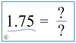 175 as a Fraction simplified form [upl. by Anaiad888]