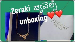 Zeraki Jewels Reviewsimple and Elegant nallapusalu Mangalsuthras [upl. by Arukas]