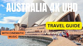 AUSTRALIA 4K UHD  CINEMATIC MUSIC TRAVEL GUIDE [upl. by Yadrahc683]